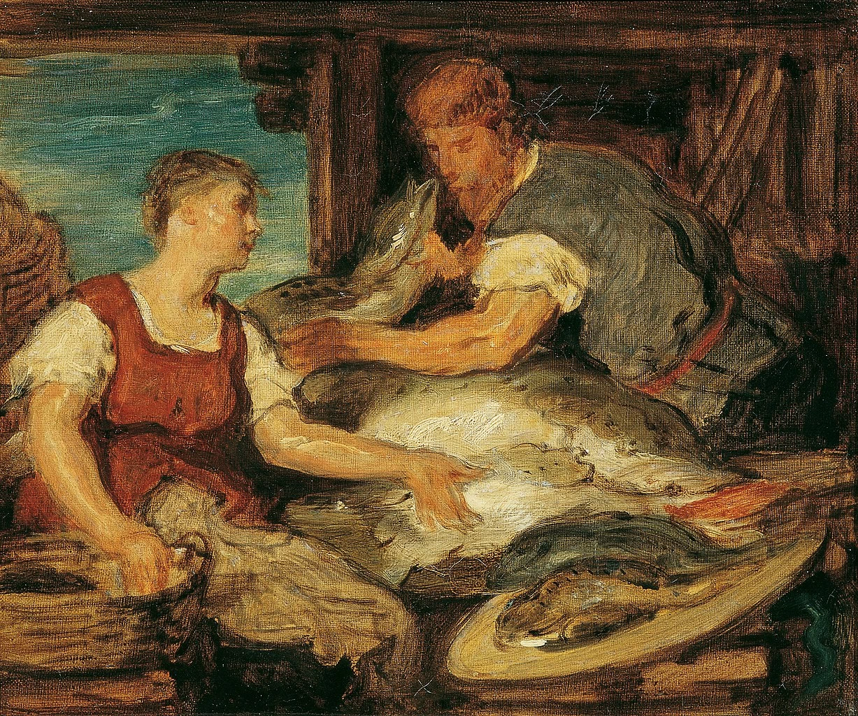 Il venditore di pesce - Österreichische Galerie Belvedere, Vienna